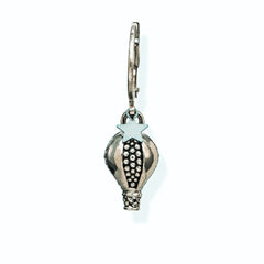 Versari Mongolfiera Pointè Silver Single Earring