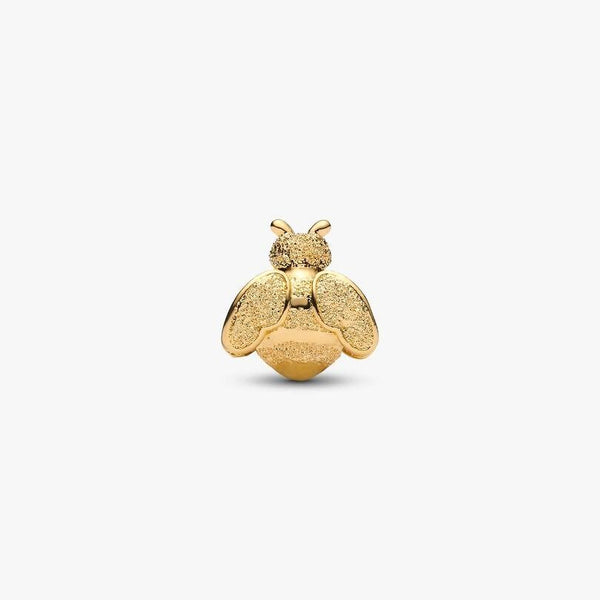 Mini Charm Pandora Ape Effetto Diamantato Placcata Oro 14 KT 764524C00