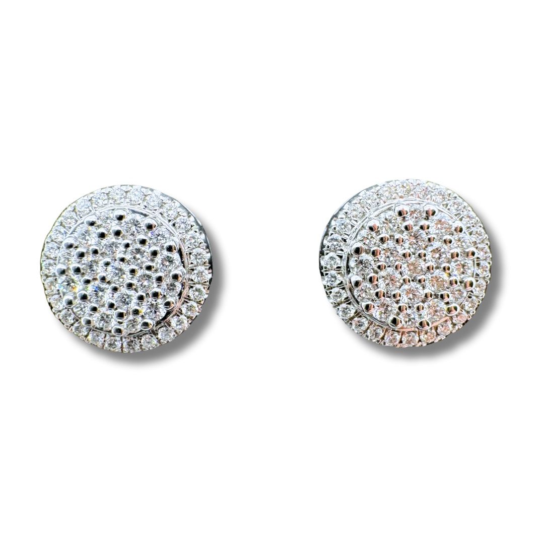 Giorgio Visconti Toppa Magic Stud Earrings with Diamonds