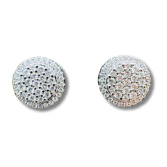 Giorgio Visconti Toppa Magic Stud Earrings with Diamonds