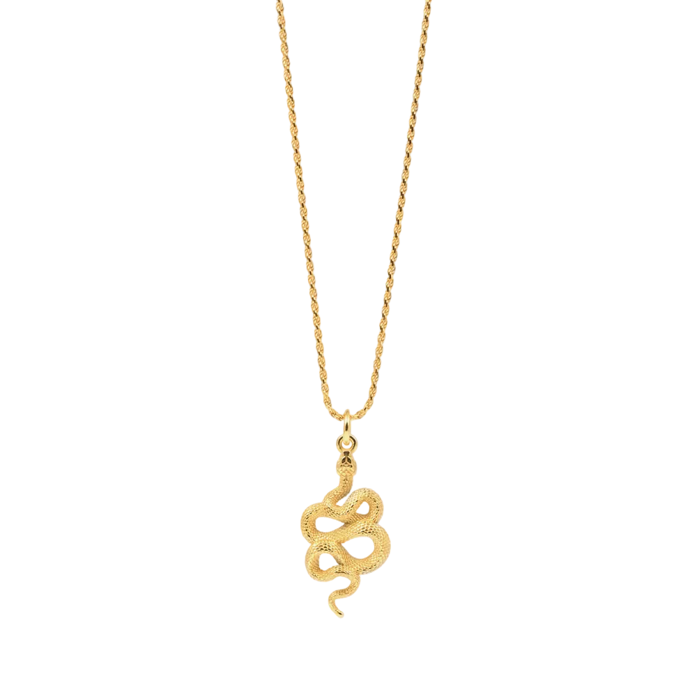 Collana Nove25 Pendente Serpentine in Argento Placcato Oro Giallo N25COL00406