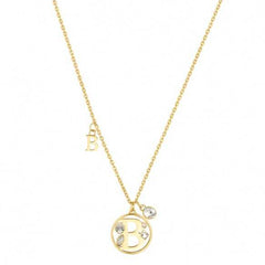Brosway Chakra Alphabet Initial B Necklace in Gold