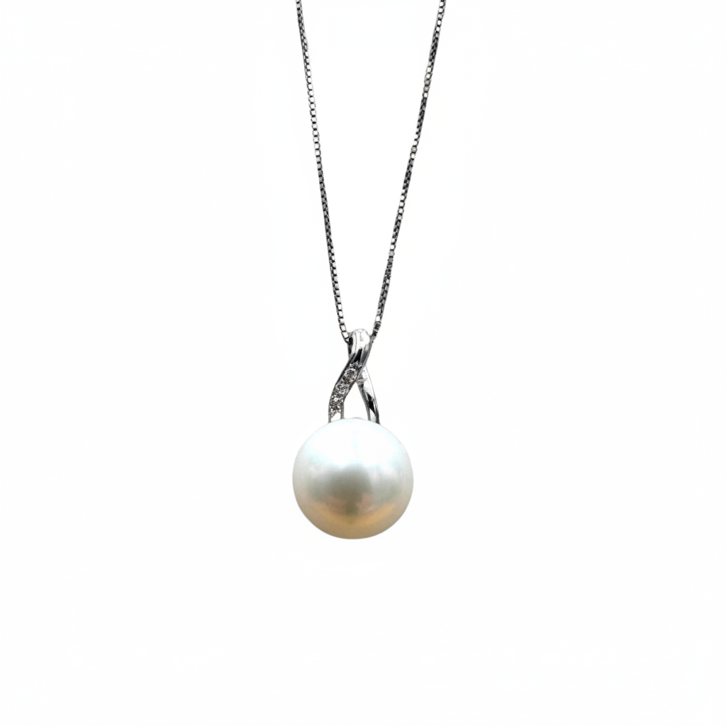 Collana con perla migliorata