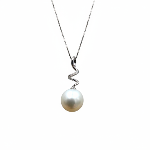Collana con perla migliorata