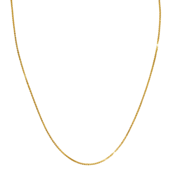 Collana oro ritagliata