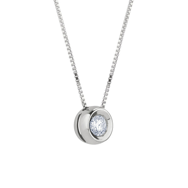 Collana Bibigì Punto Luce A Cipollina Con Diamante 0.01 CT CLK0002B01
