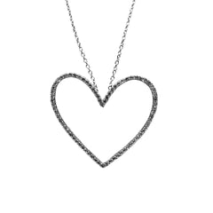 Collar largo Mabina con corazón