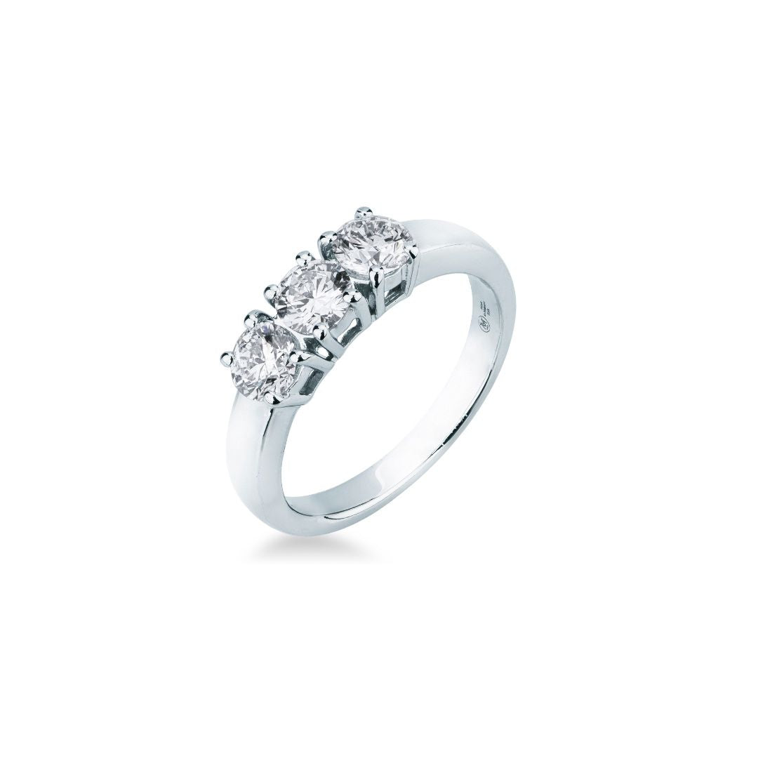 Mirco Visconti Trilogy Ring with 1.20 ct Diamonds