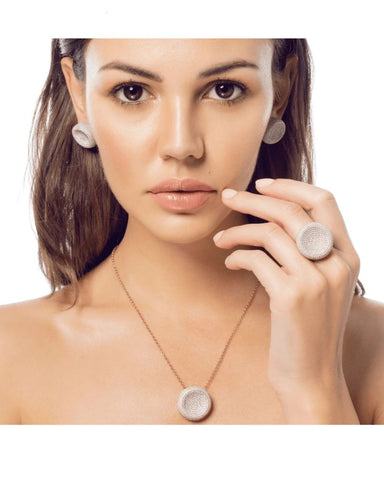 Anello Sogni con Pavè Azzurro