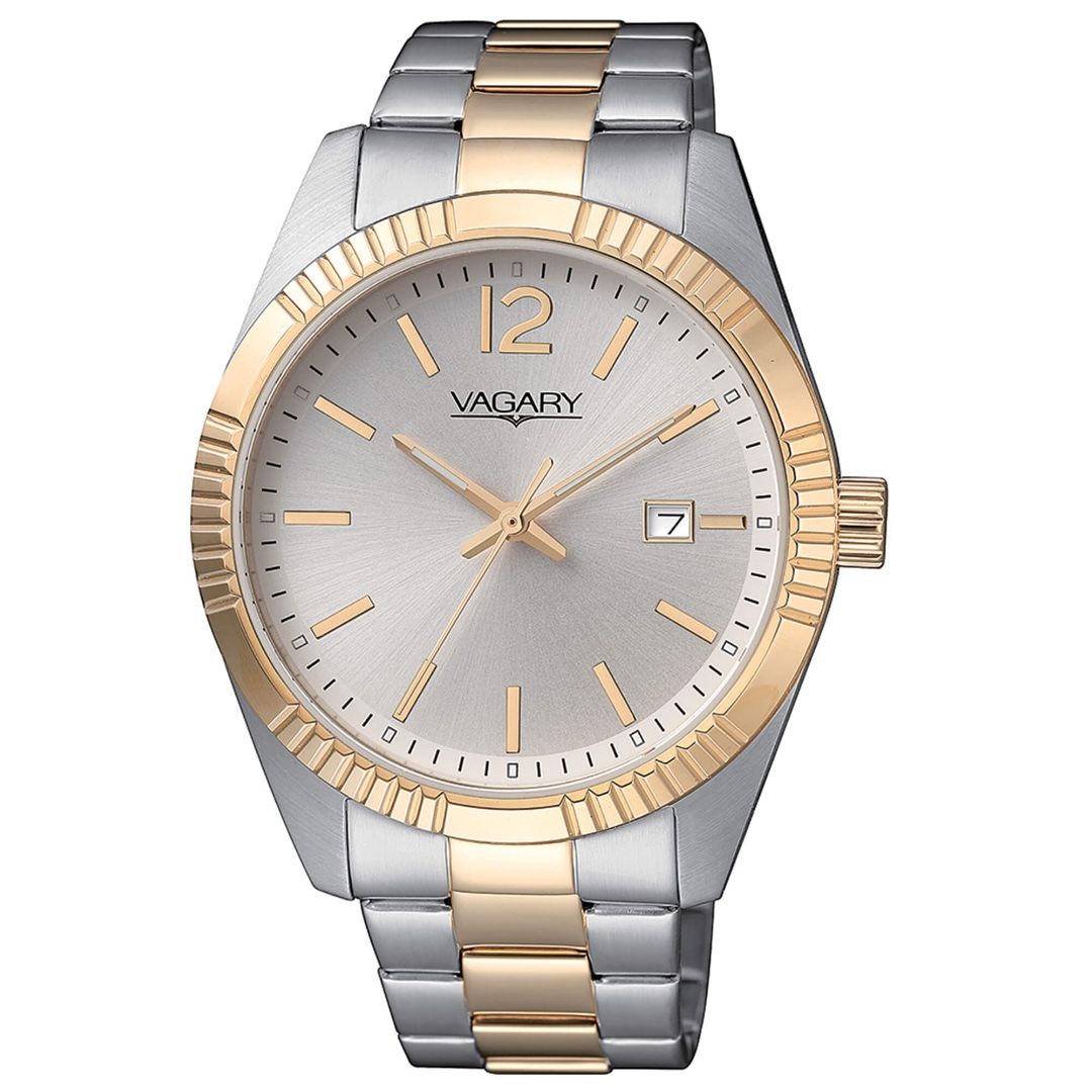 Orologio Vagary Bicolore Acciaio Rose Con Quadrante Silver IB9-191-91