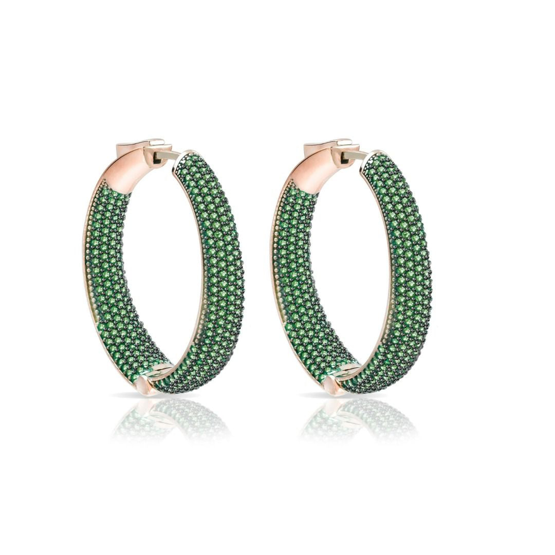 Pendientes Dreams Circle Pavé