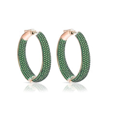 Pendientes Dreams Circle Pavé