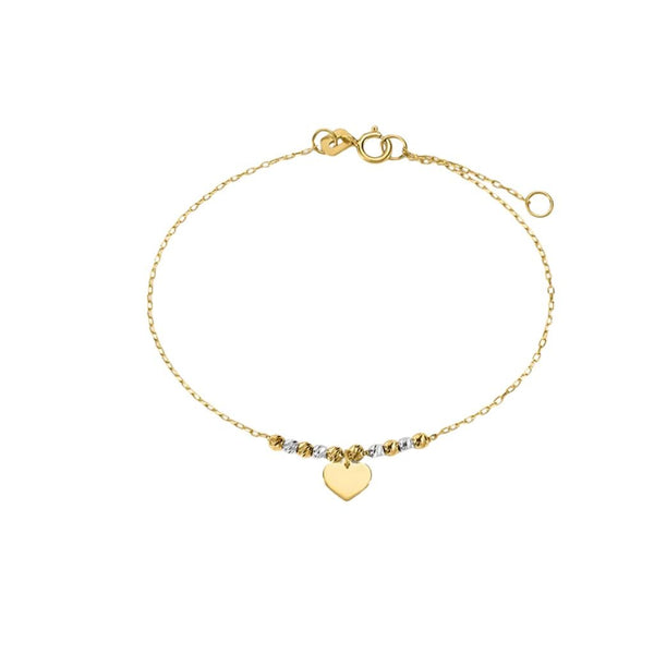Bracciale Stroili Cuore Mon Petit Oro Bicolore 9 KT 1416654