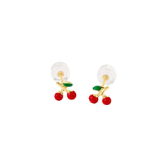 Orecchini Stroili Ciliegie Lobo Mon Petit Oro Giallo 9 KT 1438110
