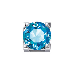 Charm Elements Griffe in oro bianco e topazio london DCHY9319