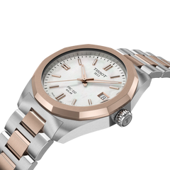Orologio Tissot PRC 100 Solar 34 mm Bicolore Quadrante Madreperla T1518222211100