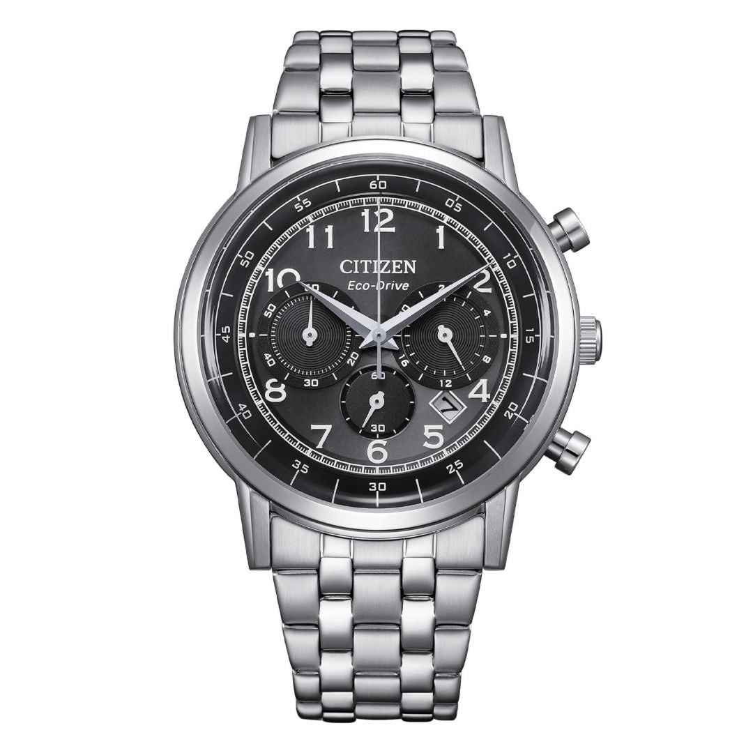 Orologio Citizen da Uomo Crono con Quadrante Nero OF 2025 CA4630-53E