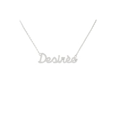 Collar con nombre Desirèe en acero inoxidable 316