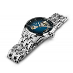 Orologio Hamilton Uomo Jazzmaster Open Heart Blu H32675140