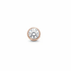 Charm Elements In Oro Bianco E Rosa Con Diamante ECF13136.005