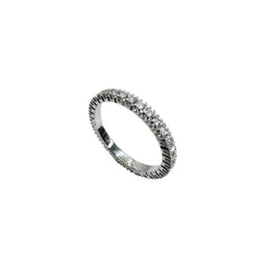 Leo Pizzo Ring in White Gold and Diamonds