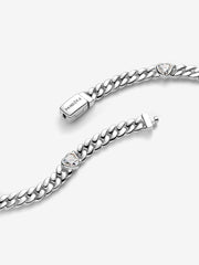 Bracciale Pandora Catena Maglia Cubana Con Cuori