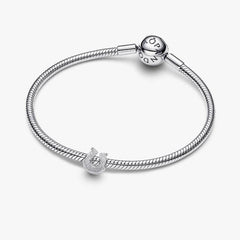 Charm Pandora Mini con efecto diamante y herradura