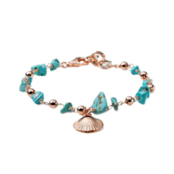 Maria Cristina Sterling Soleil Bracelet with Shell and Celestial Aulite