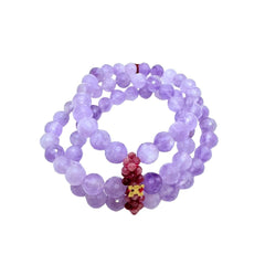 Pulsera Rajola Charlotte con amatista y turmalina
