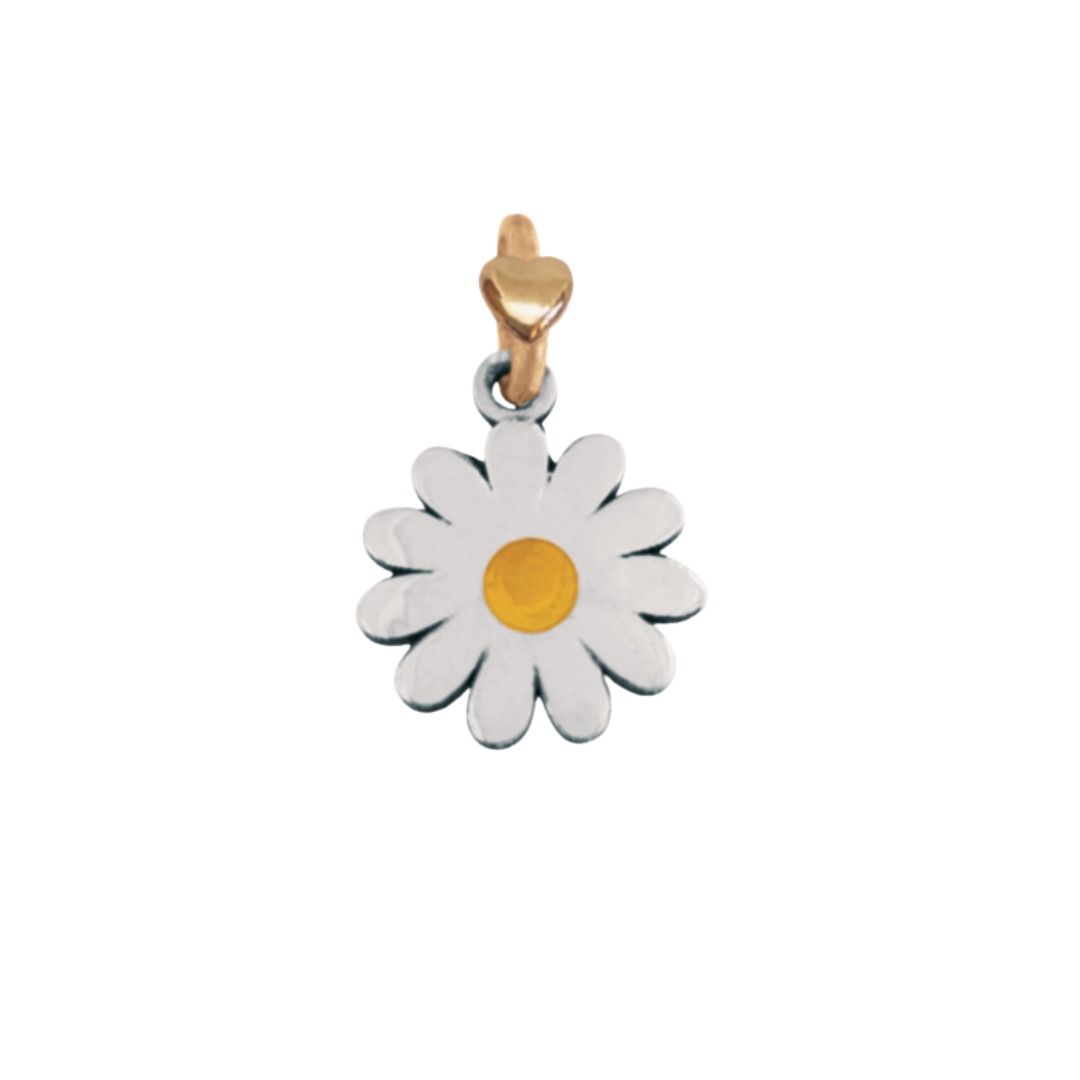 Charm Dodo Mariani Margherita In Argento E Oro 9 Kt MA203