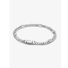 Bracciale Pandora Catena Maglia Cubana Con Cuori