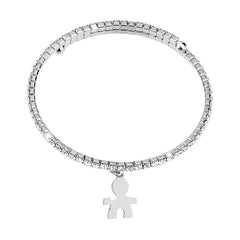 Rebecca My World Tennis Bracelet with Child