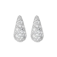 Orecchini Bronzallure a Goccia con Pavé di Cubic Zirconia -
