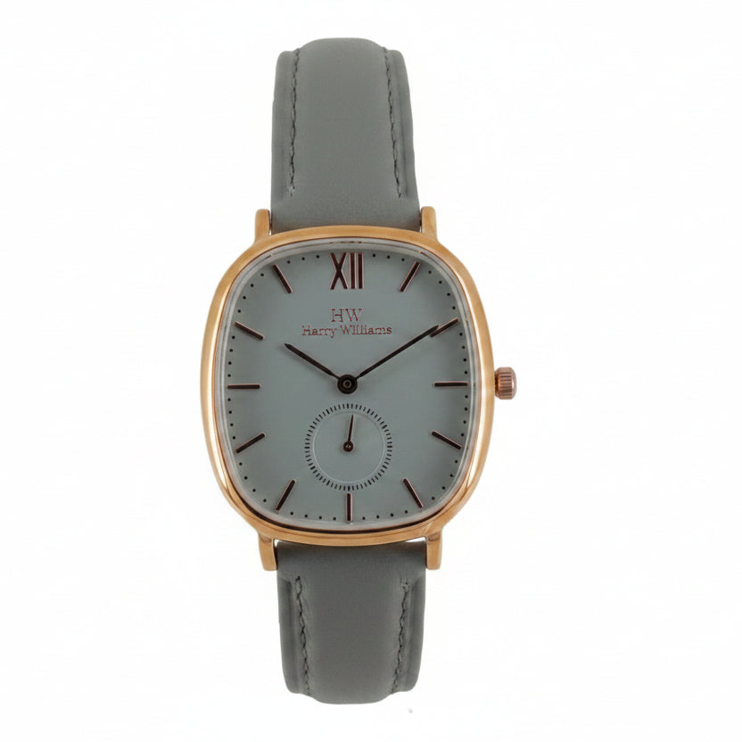Harry Williams Women's Grey Leather Watch