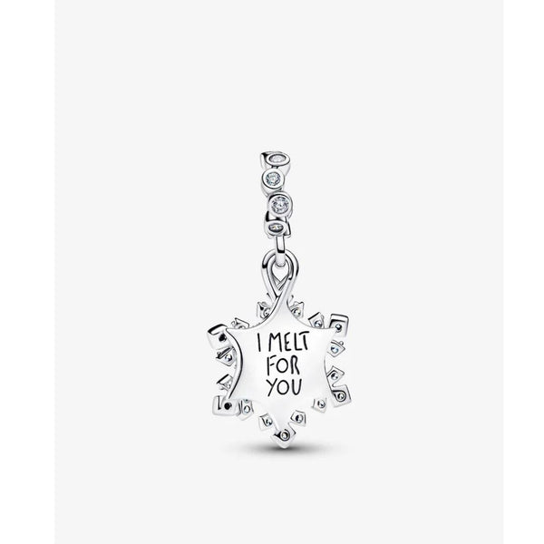 Charm Pandora Pendente Doppio Fiocco Di Neve Opalescente 794142C01