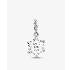 Pandora Double Opalescent Snowflake Pendant Charm