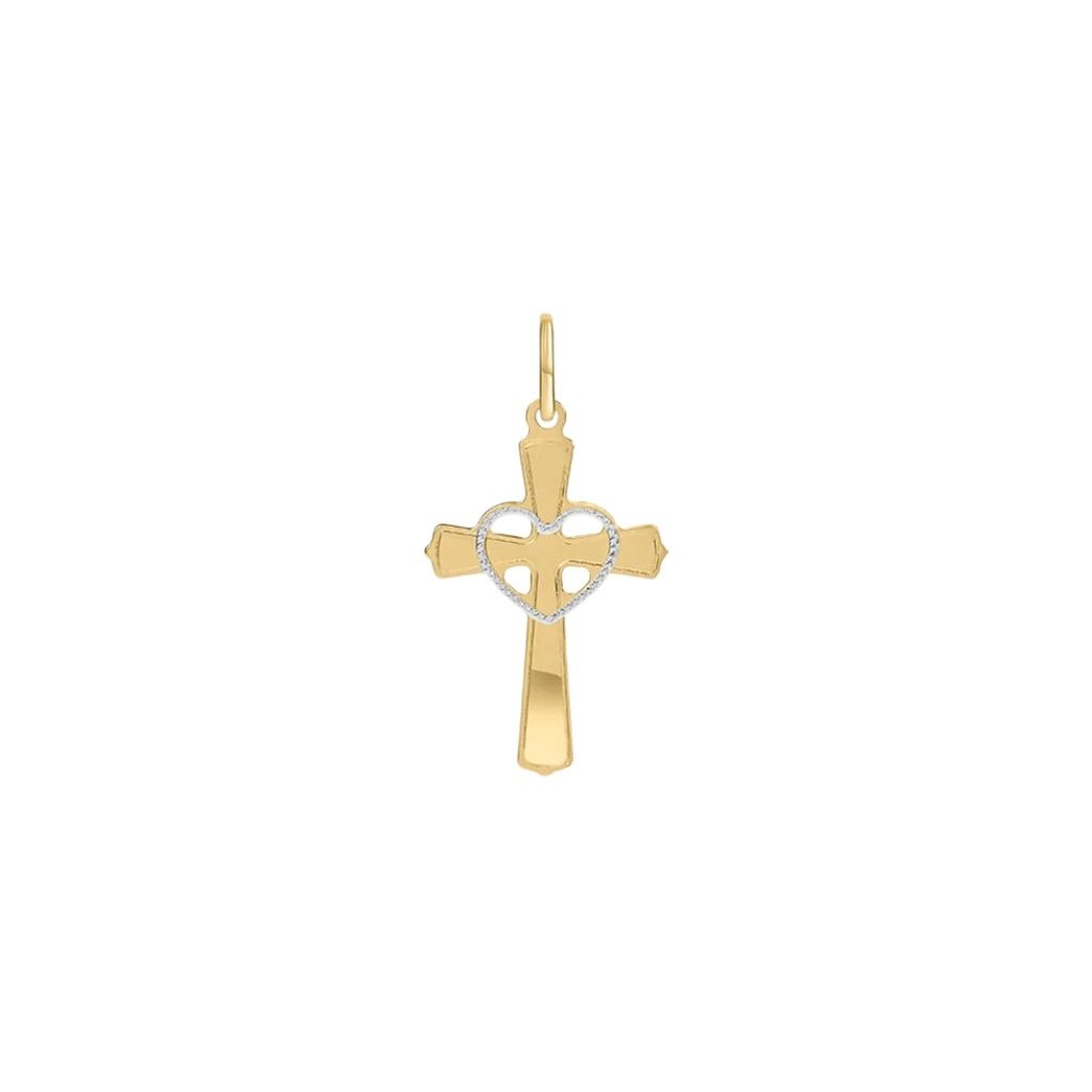 Ciondolo Stroili Croce Holy Oro Bicolore 9 KT 1411722