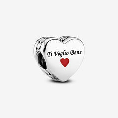 Charm de corazón Pandora Te amo