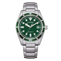 Orologio Citizen Uomo OF Marine Automatico Verde NJ0220-52X