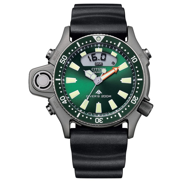 Orologio Citizen Aqualand Limited Edition Con Quadrante Verde JP2007-17X