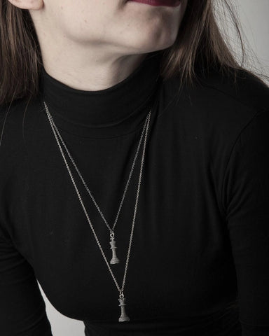 Collana Nove25 Re Scacchi Puntinato