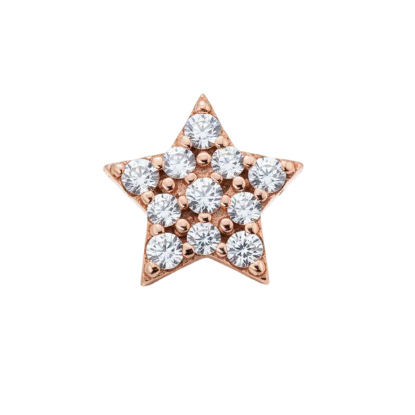 Marcello Pane Star Charms with Zirconia
