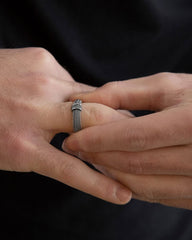 Anello Nove25 Fede Magna Grecia in Argento