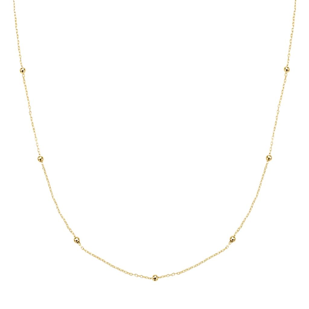 Stroili Beverly 9 CT Yellow Gold Mariner Link Necklace 1432717