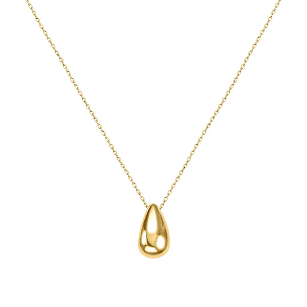 Stroili Goccia Isabelle Necklace 9 KT Yellow Gold Cable Chain 1436388