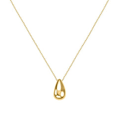 Stroili Goccia Isabelle Necklace 9 KT Yellow Gold Cable Chain 1436388