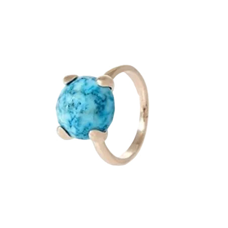 Anello Bronzallure In Golden Rosè Con Turchese WSBZ00013T-54