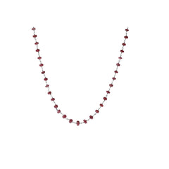 Collana Albert M. Con Rubino Indiano WSOX00131.RUBY-24