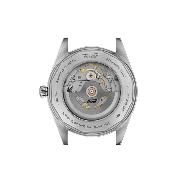 Orologio Tissot Visodate Automatico 39 mm Blu Automatico T1574071104100