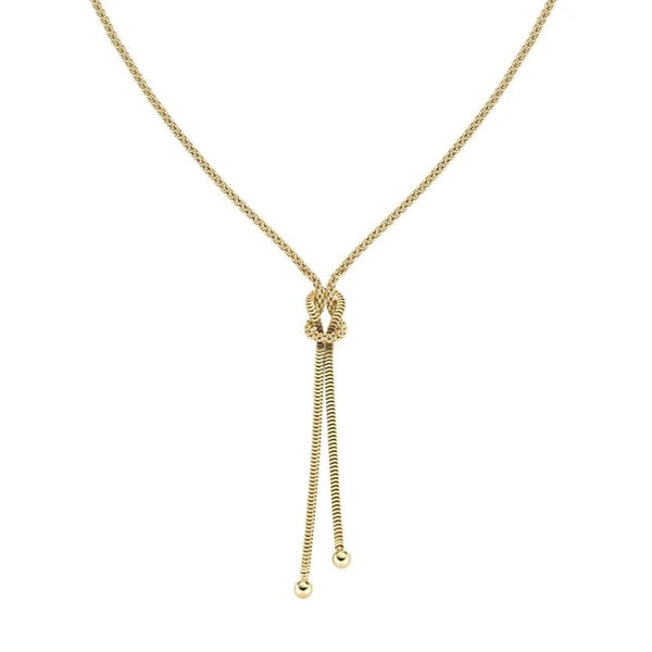 Collana Amen Nodo d'Amore in Argento 925 -